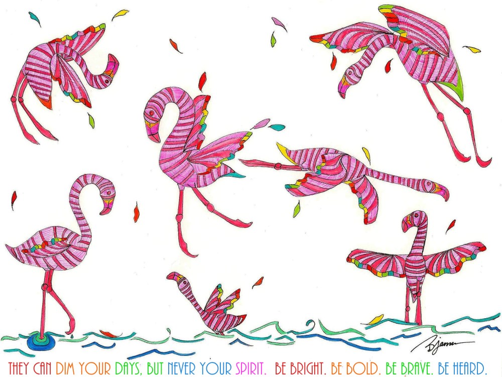 Flamboyance with a Message of Hope