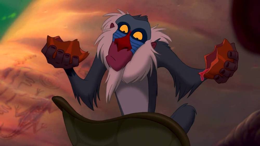 from The Lion King (1994). Voice:  Robert Guillaume