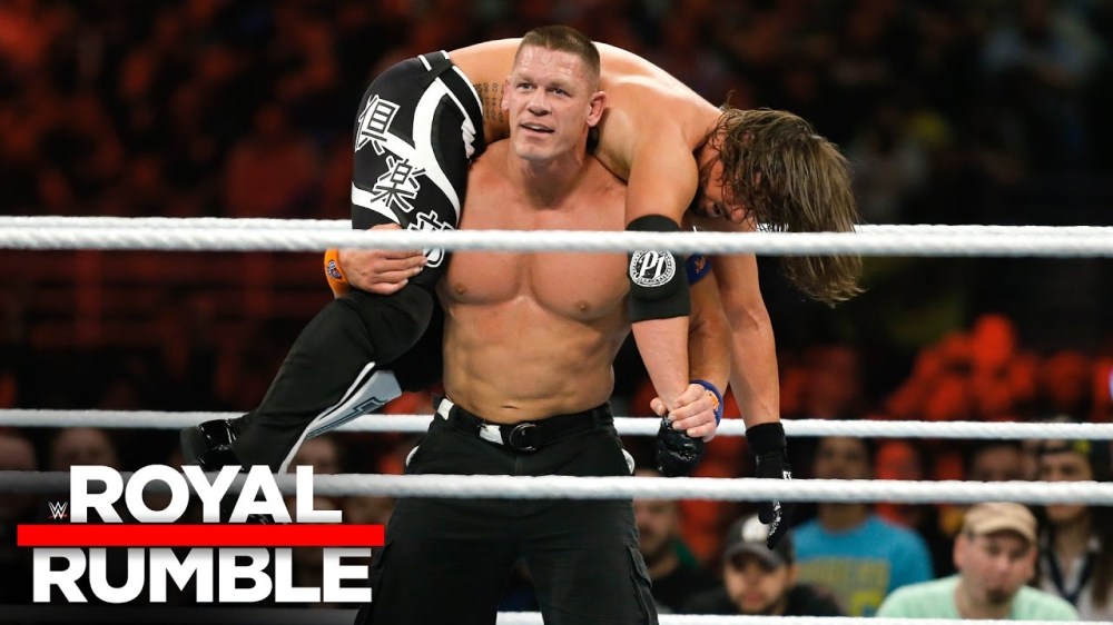 Match - AJ Styles vs John Cena - RR
