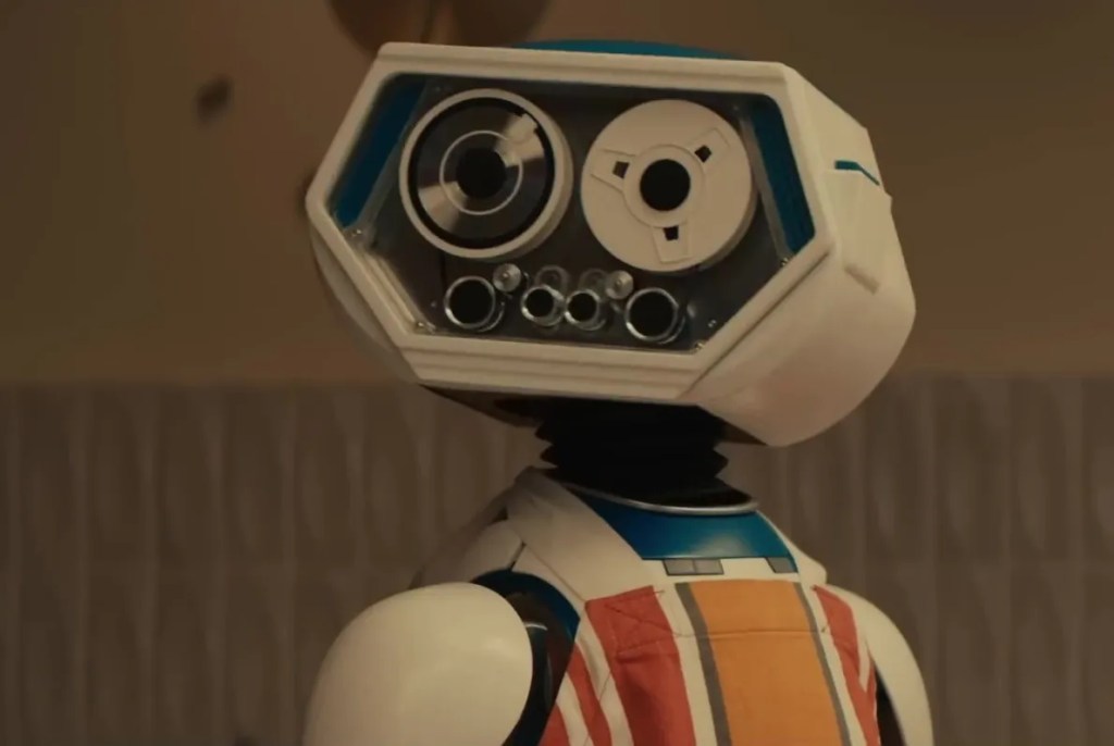 Image of H.E.R.B.I.E. the robot. 